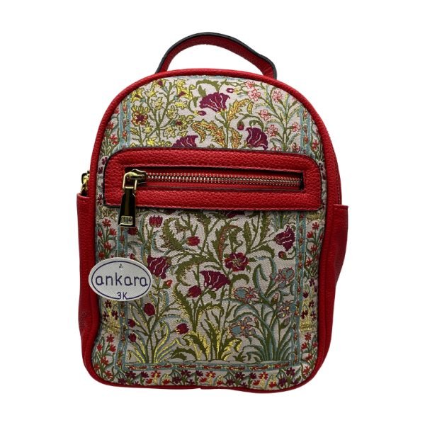 Red Flower Backpack