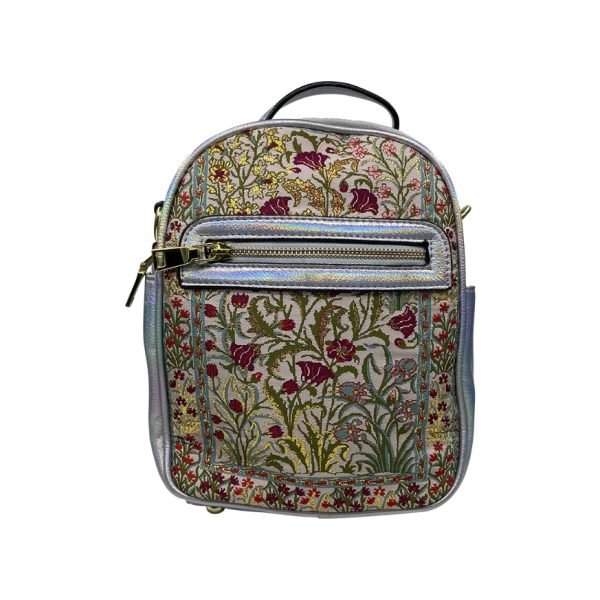 Silver Flower Backpack